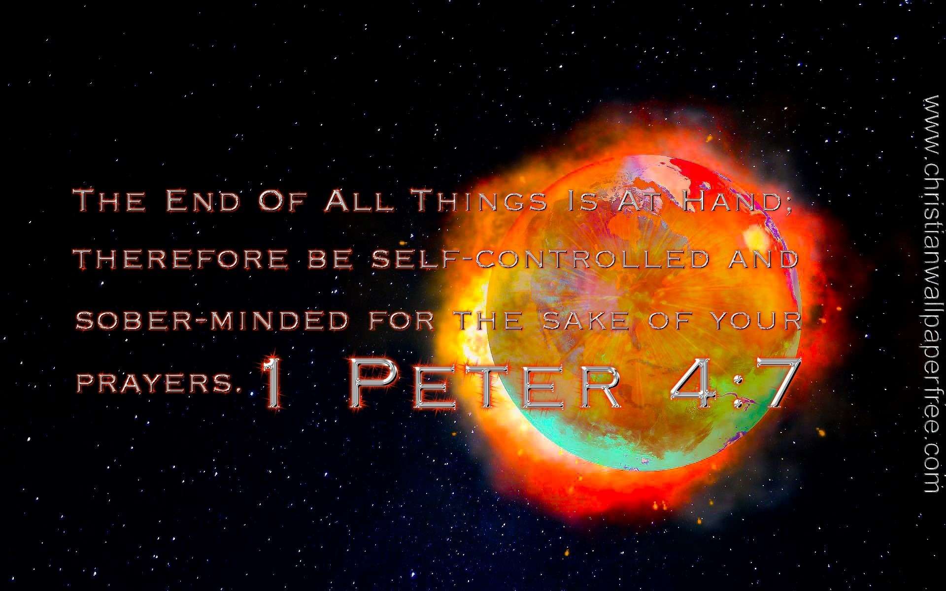 1 Peter 4 Verse 7 NAS